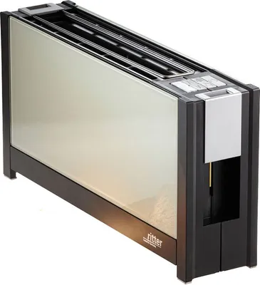 Produktbild von Ritter volcano5 Langschlitz-Toaster Glas weiß