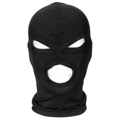 Produktbild von MFH Haube, 3 Löcher, dünn, schwarz
