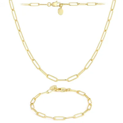 Schmuckkette, Edelstahl, gold, 1 Stück, Hakenverschluss