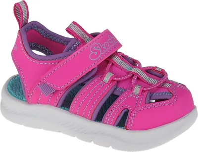 Image de Sandales Skechers 302100N-HTPK pour Fille