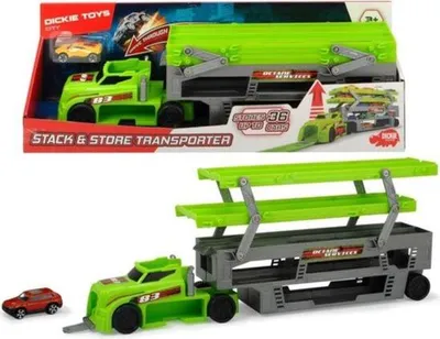 Produktbild von Dickie Toys Stapel Autotransporter