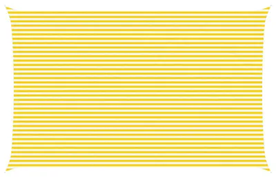 Obrázek produktu pro vidaXL Sluneční plachta, žlutá a bílá, 8 x 5 m, 100 % polyester Oxford