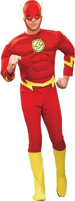 Produktbild von The Flash - Kostüm - Herren BN5501 (L) (Rot/Gelb)