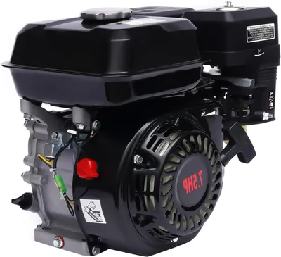 Productafbeelding van Benzinemotor - 4-takt motor - Stroomvoorziening - Luchtgekoeld - 51 kW - Zwart