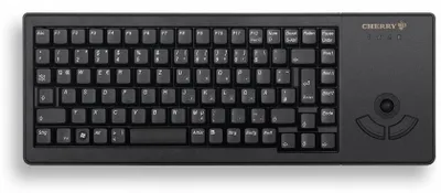 Zdjęcie produktu dla CHERRY XS Trackball, Pełnowymiarowy (100%), Przewodowa, USB, QWERTY, Czarny