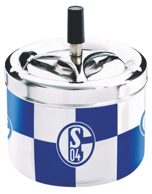 Produktbild von FC Schalke 04 S04 Drehaschenbecher Karo