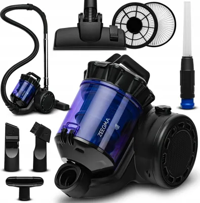 Obrázok produktu pre Prachovník Zyklon Zeegma 4000W, bez vrecka, s HEPA filtrom, ľahký a výkonný