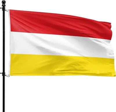 Imagen del producto de Bandera de Oeteldonk, 90 x 150 cm, de poliéster, para asta de bandera