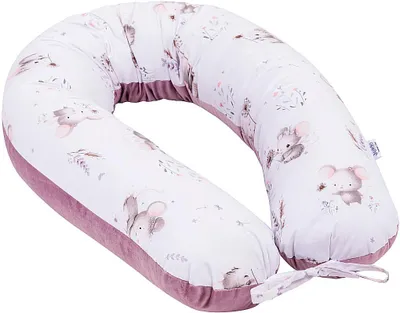 Produktbild von Lovely Mouse & Heather Soft Velvet V-förmige Kissen