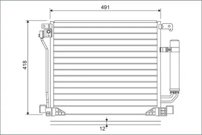 Produktbild von VALEO 822587 Kondensator Klimaanlage Klimakondensator für NISSAN JUKE (F15) +Trockner