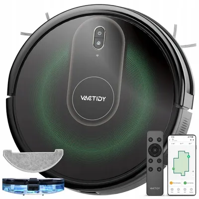 Obrázek produktu pro Robotický vysavač Vactidy Nimble T8 2-v-1, sací výkon 3000 Pa, funkce vytírání, gyroskopická navigace, tichý provoz