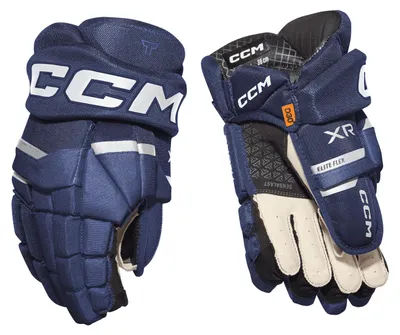 Immagine prodotto di Guanti da hockey CCM TACKS XR, modello per ragazzi, colore: blu scuro/bianco, taglia: 12