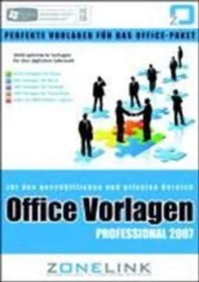 Produktbild von Office Vorlagen Professional 2007, 2 CD-ROMs