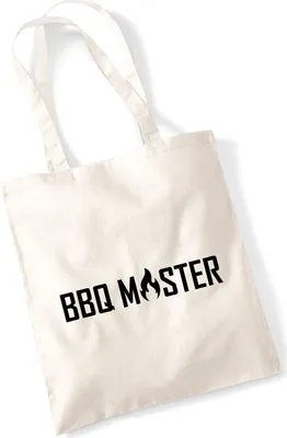 Produktbild von Huuraa Jutebeutel BBQ Master Grillen 10 Liter Natural Baumwolle Tasche Geschenkidee