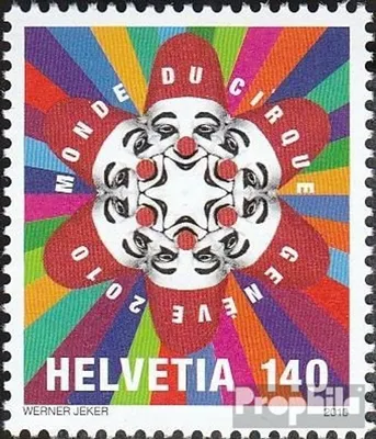 Produktbild von Briefmarken Schweiz 2010 Mi 2156 (kompl.Ausg.) gestempelt Zirkuswelt