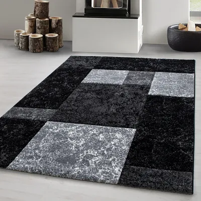 Image de Carpetsale24 Tapis Design pour Salon Moderne Doux à Poils Courts Découpe Contour Entretien Facile, Taille: 160x230 cm