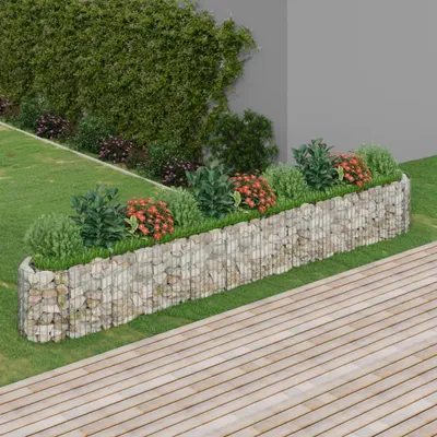 Produktbild von Maison Exclusive - Gabionen-Hochbeet Verzinktes Eisen 400x50x50 cm