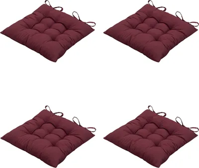 Produktbild von Madison - Sitzkissen Panama bordeaux - Ca. 46x46 cm - 4er-Set
