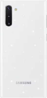 Produktbild von Samsung Galaxy Note 10 Hülle - Kunstleder - Samsung Backcover - Weiß