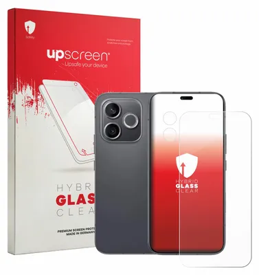 Produktbild von upscreen Schutzglas für Honor 600 Lite (Display+Kamera) Schutzfolie Panzer Folie Glas Display Schutz klar