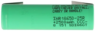 Image de Batterie Sony Konion US18650VTC5D, 3,6V à 3,7V 2800mAh, sortie de courant maximale 35A, avec cosse à souder en forme de U