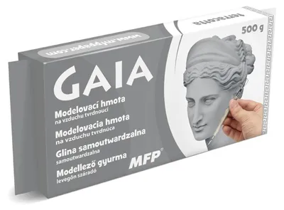 Produktbild von Modelliermasse Gaia 500g Grau