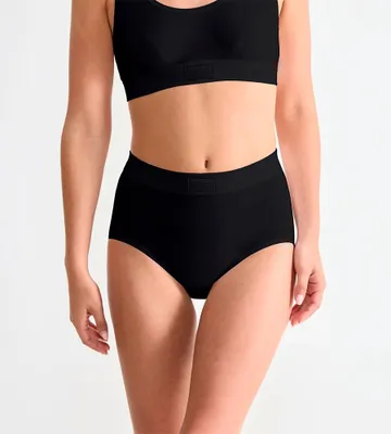 Zdjęcie produktu dla Sloggi damskie majtki typu maxi, 2 sztuki w opakowaniu, Double Comfort Maxi – CZARNE – rozmiar 44