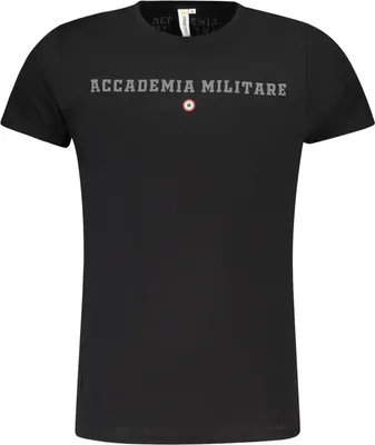 Produktbild von Schwarzes Herren Kurzarm-T-Shirt mit Logo und Rundhalsausschnitt