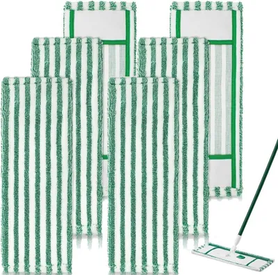 Obrázok produktu pre Náhradné návleky na mop z mikrovlákna, 6 kusov, 42 cm, vhodné na ploché mopy