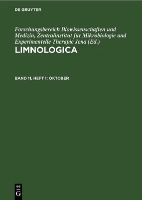 Produktbild von Limnologica, Band 11, Heft 1, Oktober