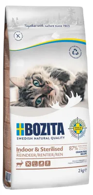 Produktbild von Bozita 31221, Adult, jede Rasse, Hirsch, 2 kg, Getreidefrei