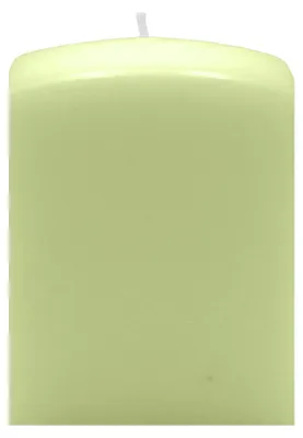 Produktbild von Quader Kerzen Kiwi Hellgrün 10 x Ø 7/7 cm, 8 Stück