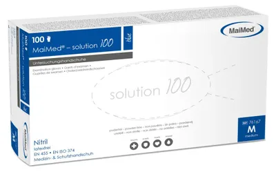Produktbild von MaiMed Handschuhe Nitril Größe M