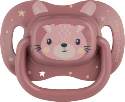 Obrázek produktu pro CANPOL BABIES Dudlk silikonov symetrick Cute animals 0-6m 1ks rov