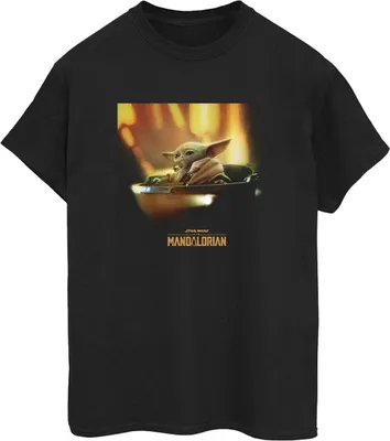 Produktbild von Star Wars - "The Mandalorian" T-Shirt für Damen BI45935 (L) (Schwarz)