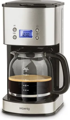 Produktbild von H.Koenig MG30 Kaffeefiltermaschine / 1,5 L / waschbarer Filter/ LCD Bildschrim/ programmierbar