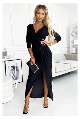 Produktbild von Kleid NUMOCO A404-6 SCHWARZ Größe: L