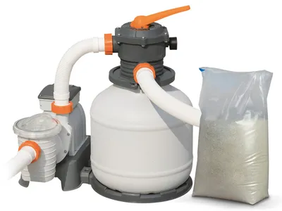 Zdjęcie produktu dla Pompa piaskowa 8327 l/h + piasek 25kg Bestway 58499