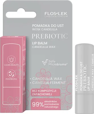 Obrázek produktu pro FLOSLEK prebiotická rtěnka Candelilla vosk bez vůně 4g
