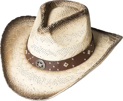 Produktbild von Westernhut Cowboy Biker Strohhut »SANTIAGO« Braun