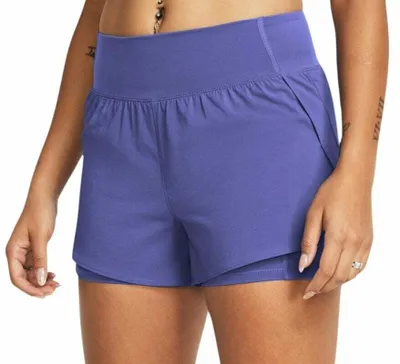 Produktbild von Under Armour Women's UA Flex Woven 2-in-1 Shorts Starlight/Starlight M Fitness Hose