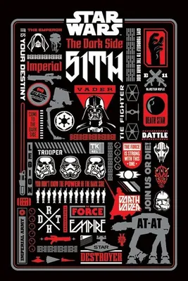 Image de Star Wars - Dark Side Icongraphic - 61x91,5cm - Affiche Poster