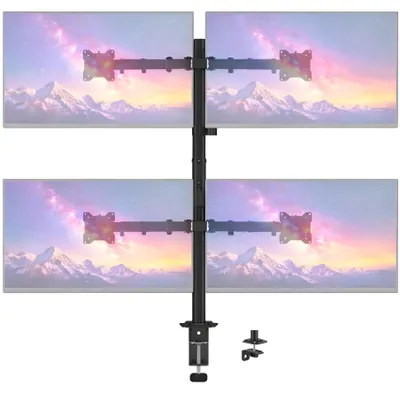 Obrázok produktu pre MOZOS MS04 – Držiak VESA na stôl pre 4 monitory, 17-32"
