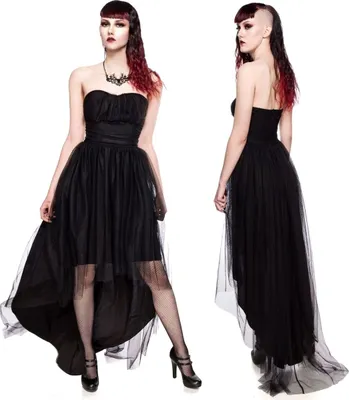 Immagine prodotto di Ocultica abito da donna in tulle abito da sera abito da festa maxi abito, taglia:XL, colore:Nero