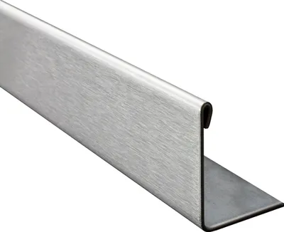 Produktbild von L-Profil Edelstahlschiene Profil Fliesenschiene Edelstahl V2A L250cm 25mm gebürstet