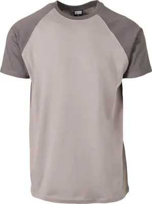 Produktbild von Urban Classics - RAGLAN Contrast T-Shirt asphalt grau - 5XL