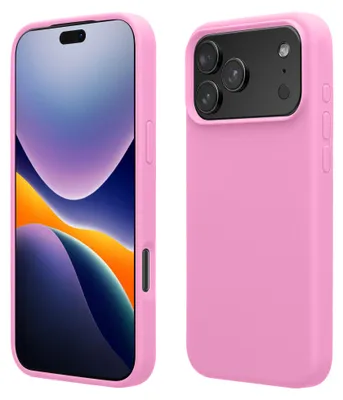 Produktbild von kwmobile Handyhülle für Apple iPhone 18 Pro Max / iPhone 17 Pro Max Hülle - Case Silikon - Kabelloses Laden - Schutzhülle Cover in rosa lavendel