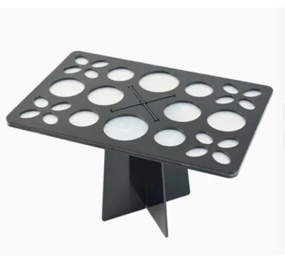 Produktbild von Trockengestell für Make-up-Pinsel, zusammenklappbarer Make-up-Pinselhalter