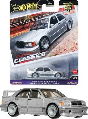 Produktbild von MATTEL | Hot Wheels Premium - 1990 Mercedes-Benz 190 E 2.5-16 - Sammlerstück - Detailgetreu - Kultauto
