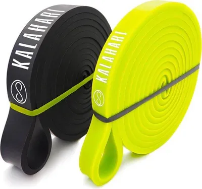 Image de Bande de fitness avec renfort élastique en sangle de traction